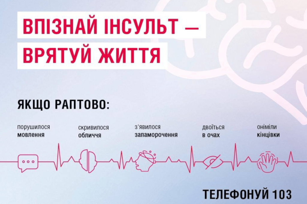 Як вчасно розпізнати інсульт ?